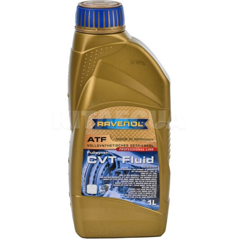 Масло трансмиссионное синтетическое 1л atf cvt kfe fluid RAVENOL (RAV ATF CVT KFE FLUI)