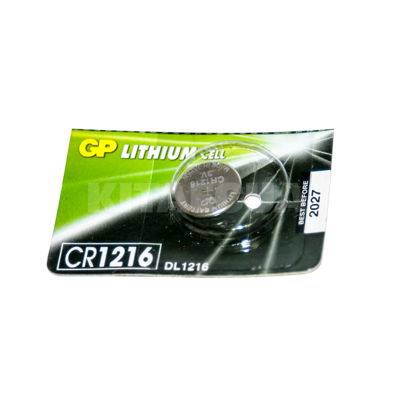 Батарейка дискова CR1216 3.0 в літієва Lithium Button Cell GP (CR1216-7U5)