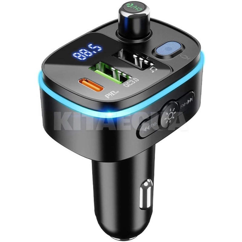 ФМ модулятор E62 Fast PD20W+QC3.0 Bluetooth 5.0 (дистанция~10м) HOCO (10375) - 6