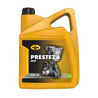 Моторна олія синтетична 5л 5W-30 PRESTEZA MSP KROON OIL