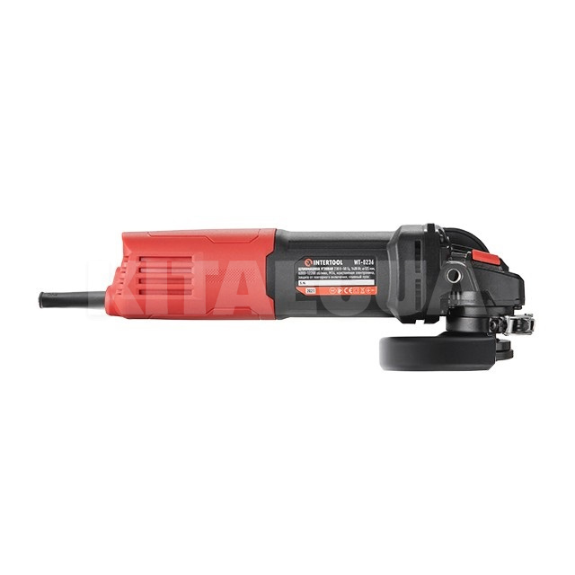 Шліфмашина кутова 1400Вт 6000-12200 об/хв Intertool (WT-0236) - 4