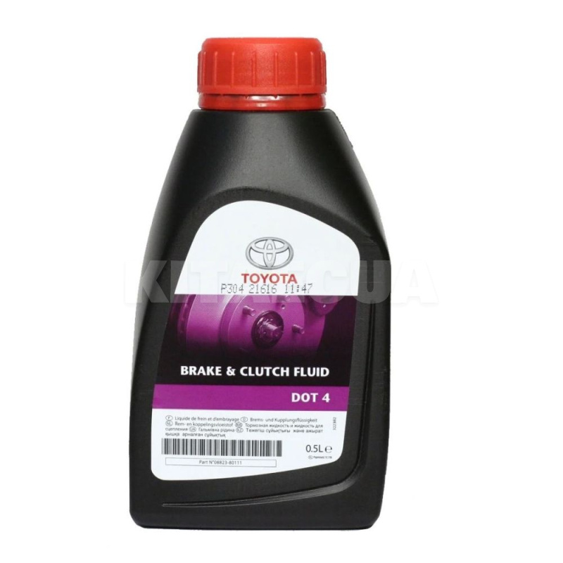 Тормозная жидкость 0.5л DOT4 Toyota (08823-80111)