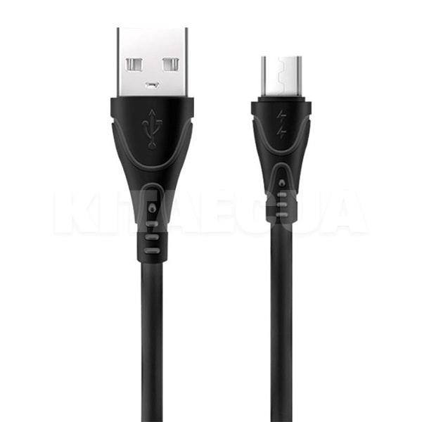 Кабель USB microUSB 2А SC-112m 1м чорний XoKo (XK-SC-112m-BK)