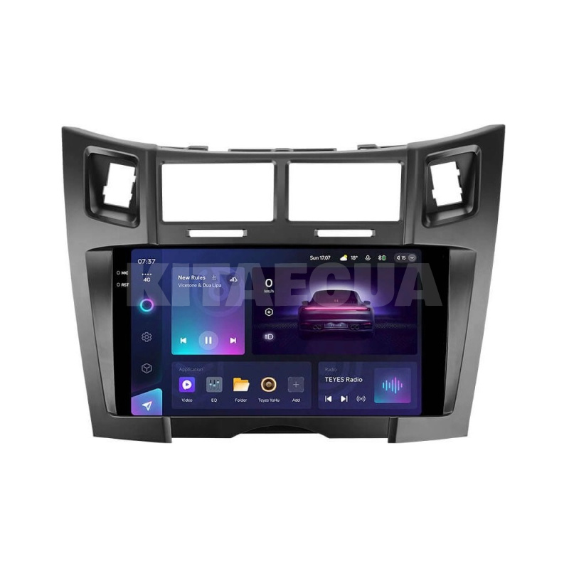 Штатна магнітола CC3 2k 4+32Gb 9" Toyota Yaris 2 XP90 2005-2012 (F2) Teyes (43711)