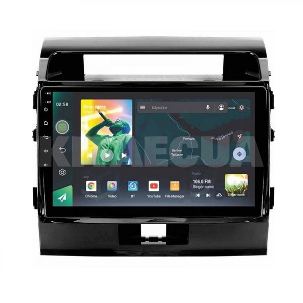 Штатна магнітола X10464 4+64 Gb 10 Toyota Land Cruiser 11 200 2007-2015 (F1) SIGMA4car (34266)
