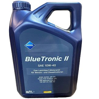 Масло моторное полусинтетическое 5л 10W-40 BlueTronic (Уценка) Aral