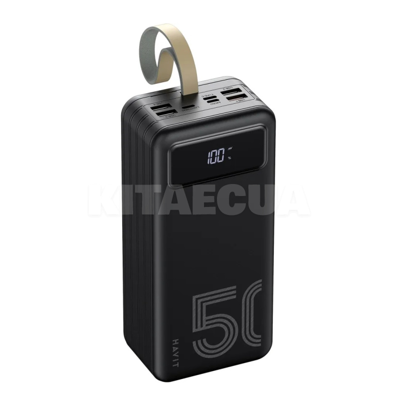 Повербанк HV-PB71 50000mAh 22.5W чорний HAVIT (HV-PB71) - 2