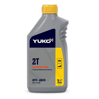 Олія моторна мінеральна 1л 2Т MOTOMIX Yuko