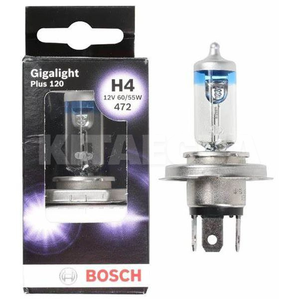 Галогенная лампа H4 60/55W 12V Gigalight Plus 120% BOSCH (1987301160)