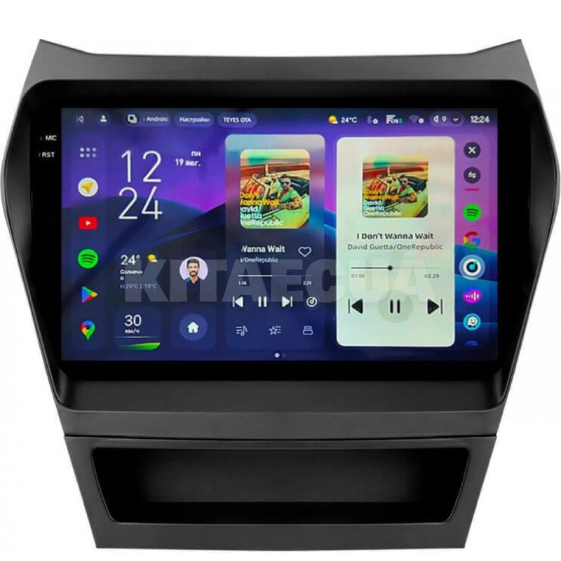 Штатна магнітола CC4 8+128 Gb 9" Hyundai Santa Fe 3 2013-2016 2k (B) Teyes (53327)