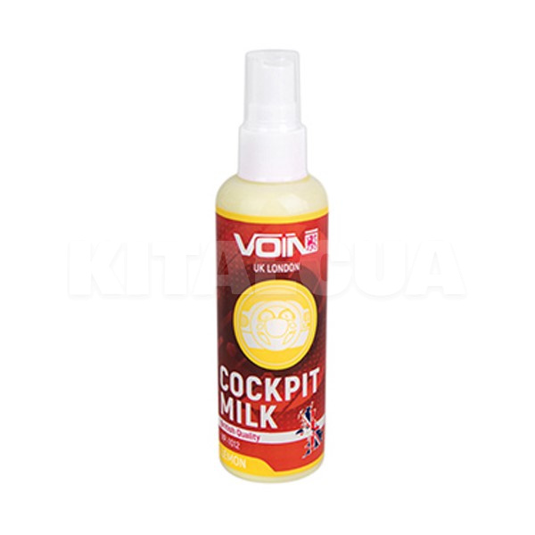 Полироль для пластика и винила "лимон" 100мл Cokpit Milk VOIN (VP - 1012)