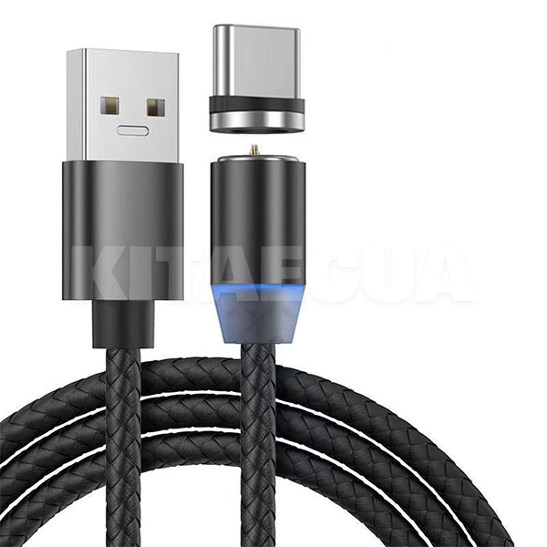 Кабель магнітний USB - Type-C 2.1А HV-CB6164 1м чорний HAVIT (HV-CB6164-magnetic)