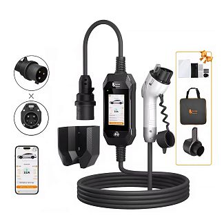 Зарядка для электромобиля Lion EV-Ultra 7.4 кВт Type 1 32A 1-фаза FEYREE