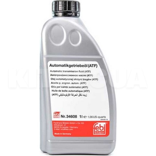 Масло трансмісійне синтетичне 1л (в ГУР) ATF Automaticgetriebeol FEBI (34608)