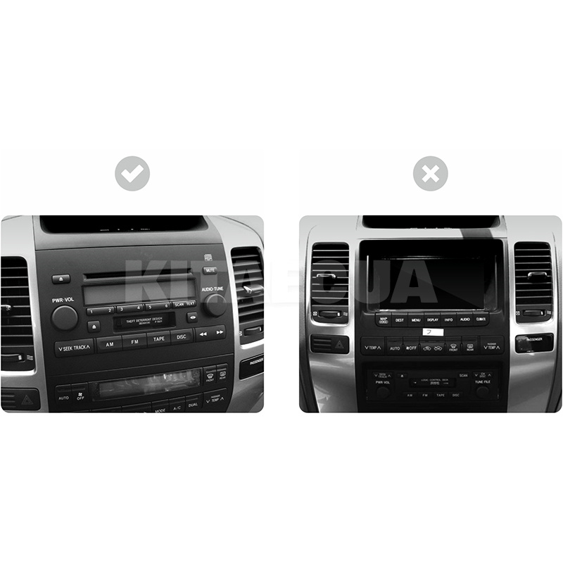 Штатная магнитола PRO 9464 4+64 Gb 9" Toyota Land Cruiser Prado 120 3 III 2002-2009 SIGMA4car (39986) - 3