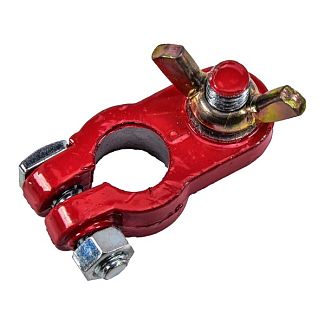 Клемма аккумуляторная (+) свинцовая болт с барашком Дорожня карта