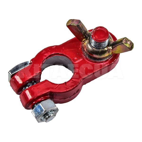 Клема акумуляторна (+) свинцева болт з баранчиком Дорожня карта (DK-TL114P)