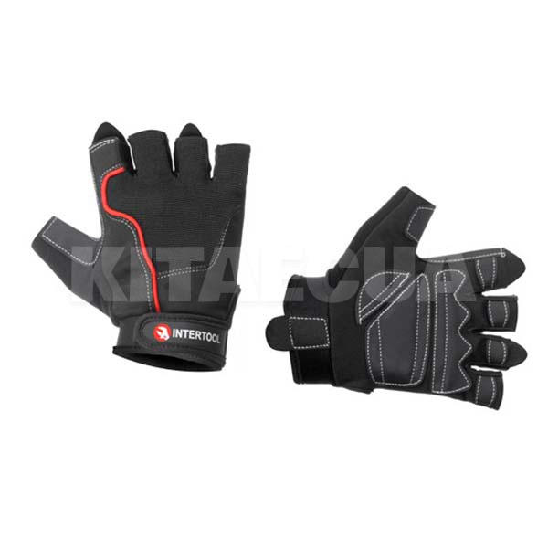 Перчатка без пальцев экокожа "amara" Intertool (SP-0145) - 4