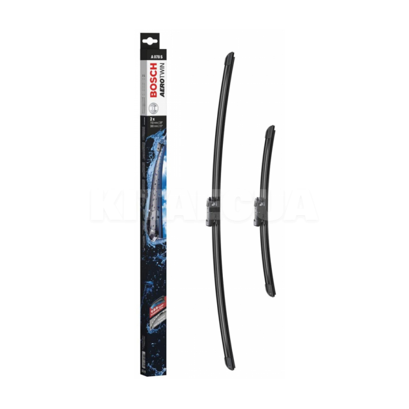 Щітка склоочисника (двірник) 700/380мм безкаркасна Bosch (3 397 014 078)