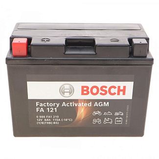 Мото аккумулятор FA 121 8Ач 115А "+" слева BOSCH