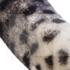 Чехол на руль M (37-39 см) чёрно-белый мех "леопард" ШТУРМОВИК (Ш-163084 BK M)