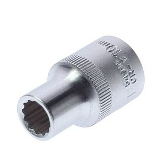 Головка торцевая 12-гранная 10 мм 1/2" 38 мм FORCE