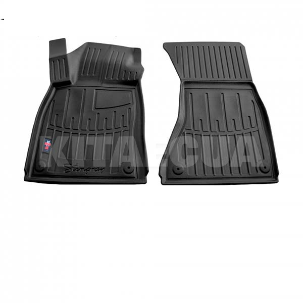 3D коврики передние AUDI A6 (C7) (2011-2018) AV2 клипсы Stingray (5030082)