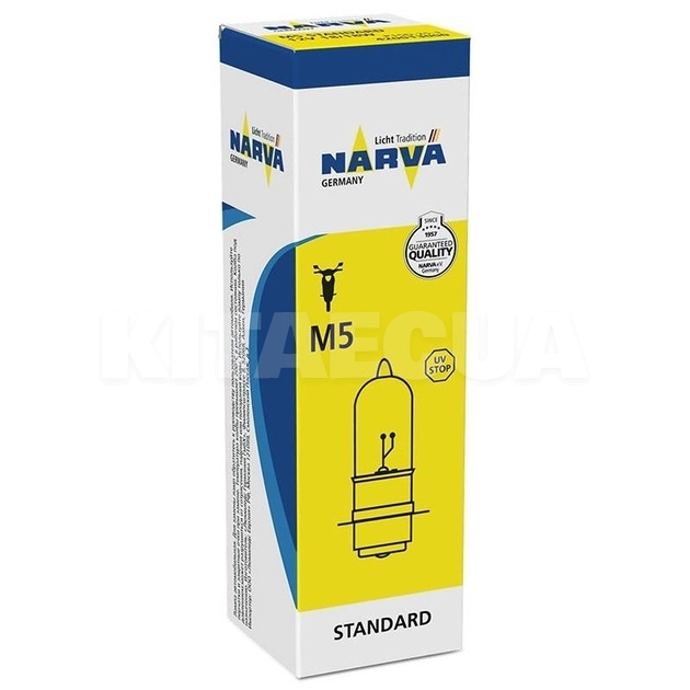 Галогенная лампа M5 35/35W 12V NARVA (42017)