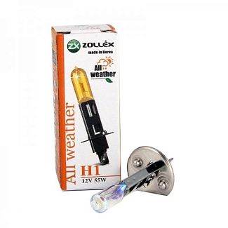 Галогенная лампа H1 55W 12V All weather ZOLLEX