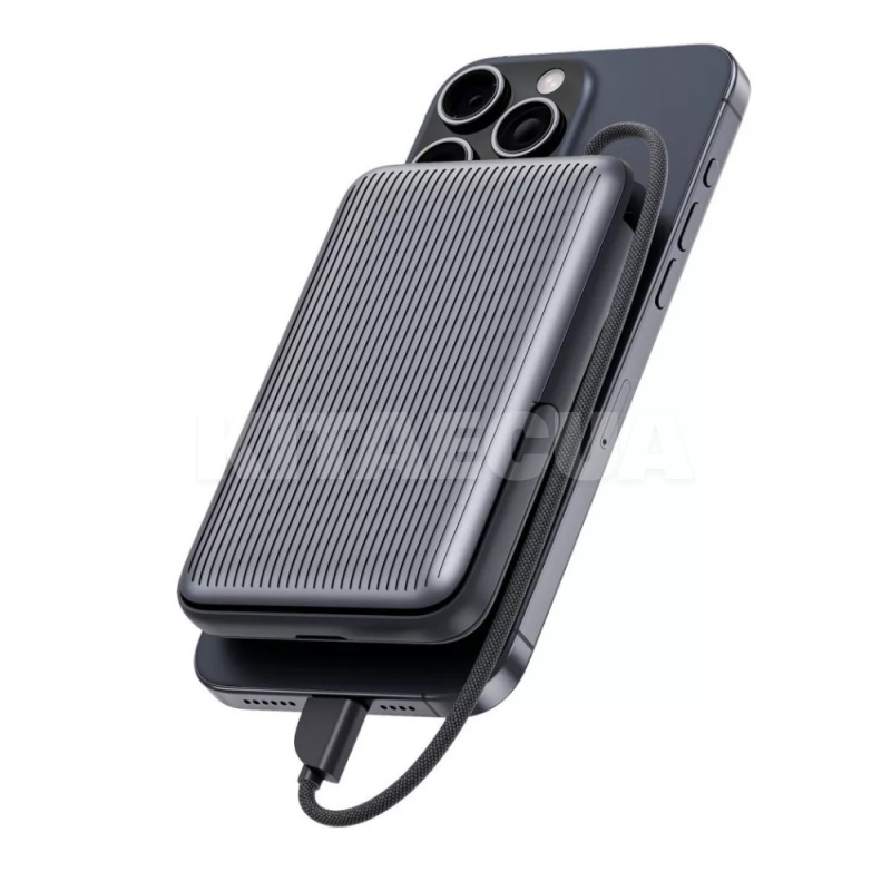 Портативная зарядная батарея Moon Rock 2in1 10000 мАч 22.5W серый PROOVE (628110010) - 2