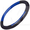 Чехол на руль L (39-41 см) чёрно-синий искусственная кожа VITOL (JU 080204BL L)