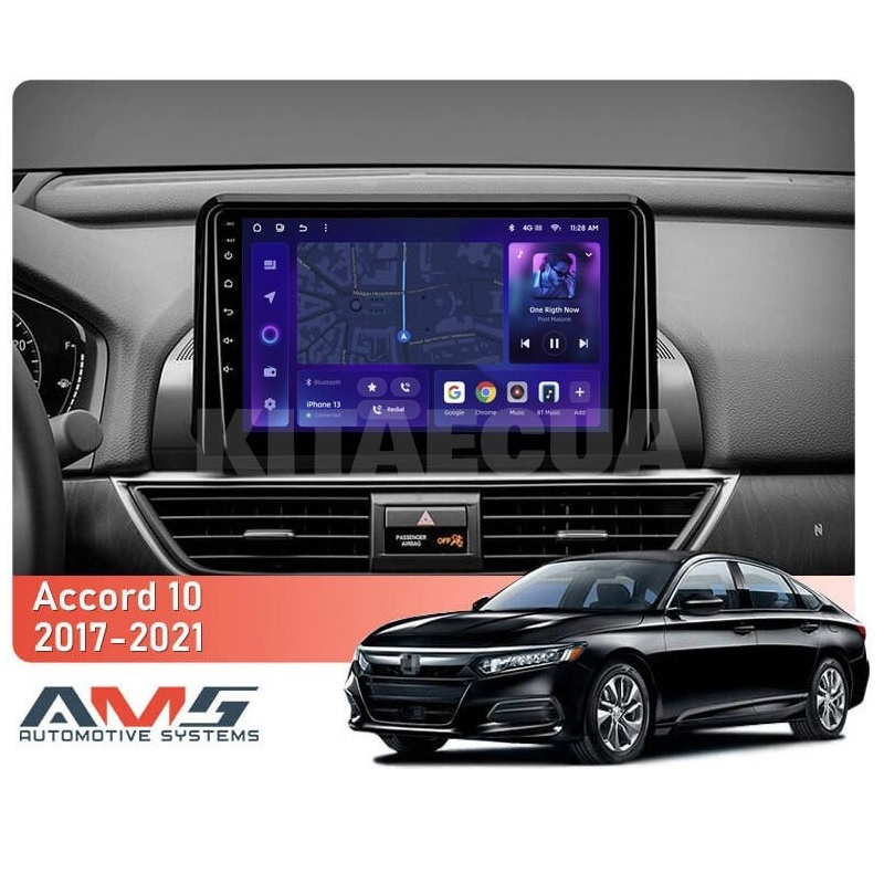Штатна магнітола MOSS M3 4+32 ГБ 9" Honda Accord 10 CV 2017-2021 (B) AMS (49946) - 2