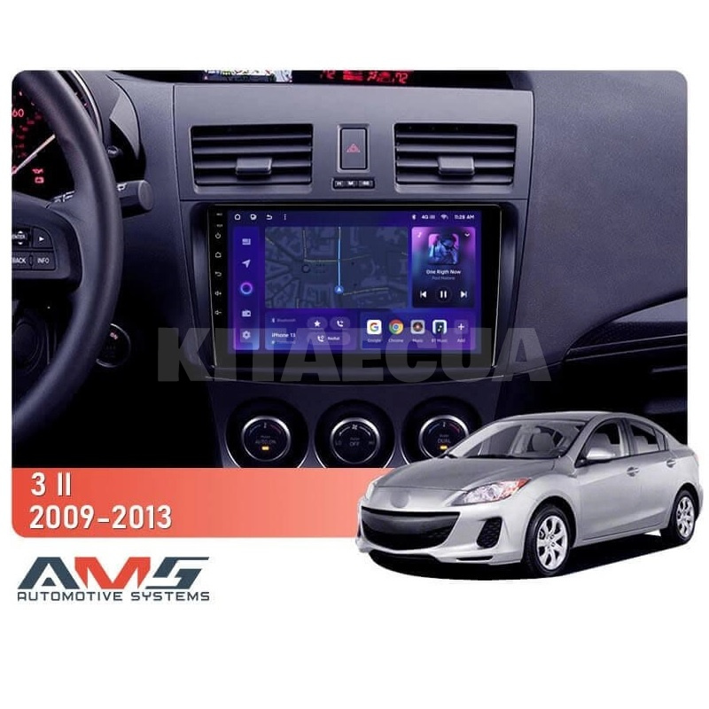 Штатна магнітола MOSS M3 4+32 ГБ 9" Mazda 3 2 2009-2013 AMS (50130) - 2