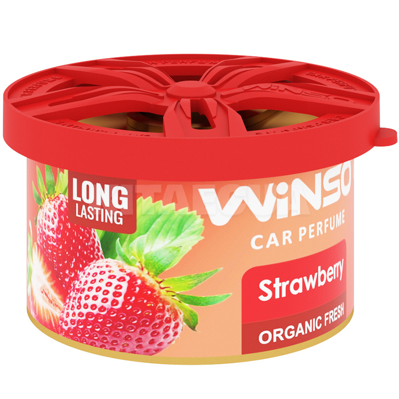Ароматизатор "полуниця" 40гр Organic Fresh Strawberry Winso (533370)