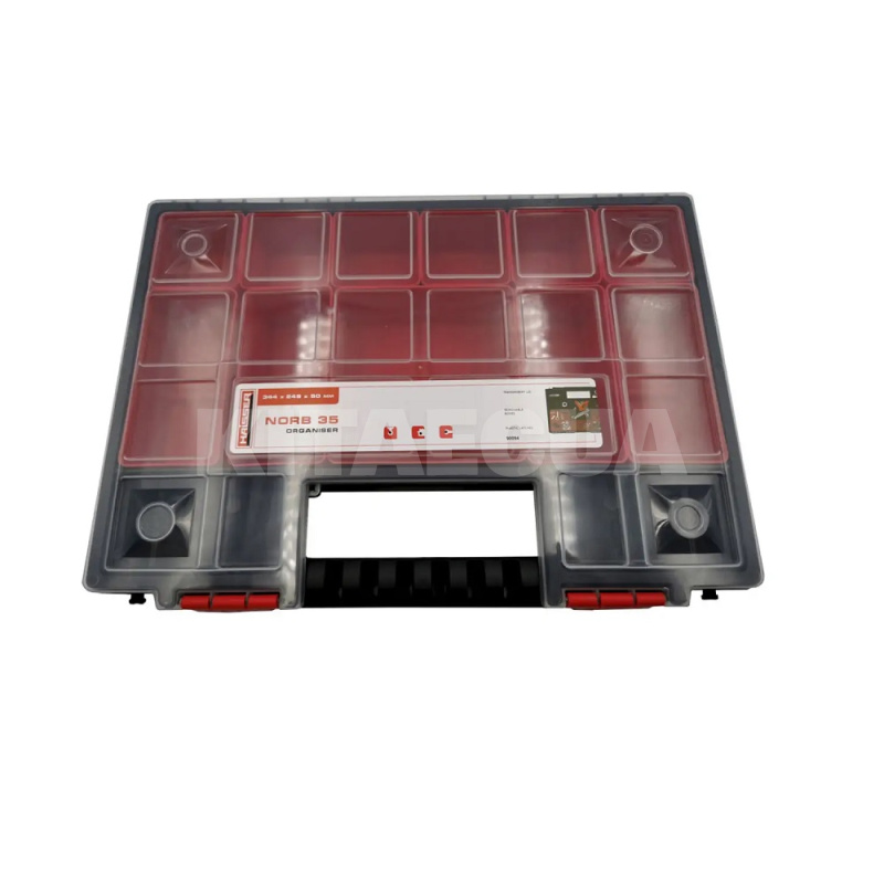 Органайзер пластиковый 344х249х50 мм c регулируемыми комби-секциями (20 отсеков) HAISSER (122163)