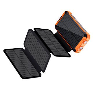 Повербанк із сонячною панеллю 20000 мАг + 3 складні панелі КВАНТ