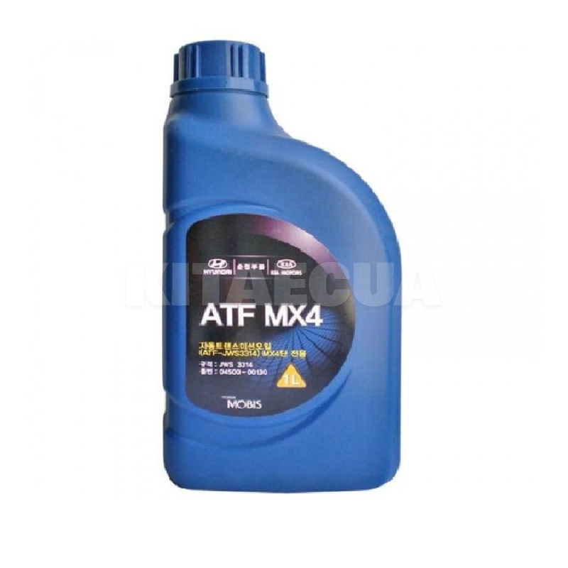 Масло трансмиссионное полусинтетическое 1л ATF MX4 MOBIS (450000130)