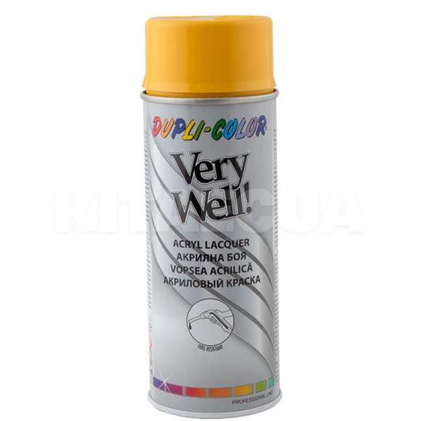 Фарба-емаль універсальна 400мл Ral 1004 золотисто-жовта Very Well Dupli Color (VW10040-DUPLI-COLOR)