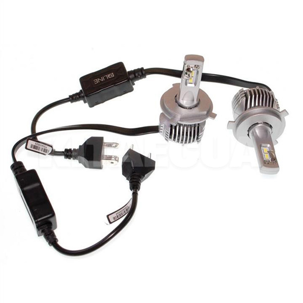 LED лампа для авто Hight V H4 40W 6000K (комплект) QLine (00-00019222)