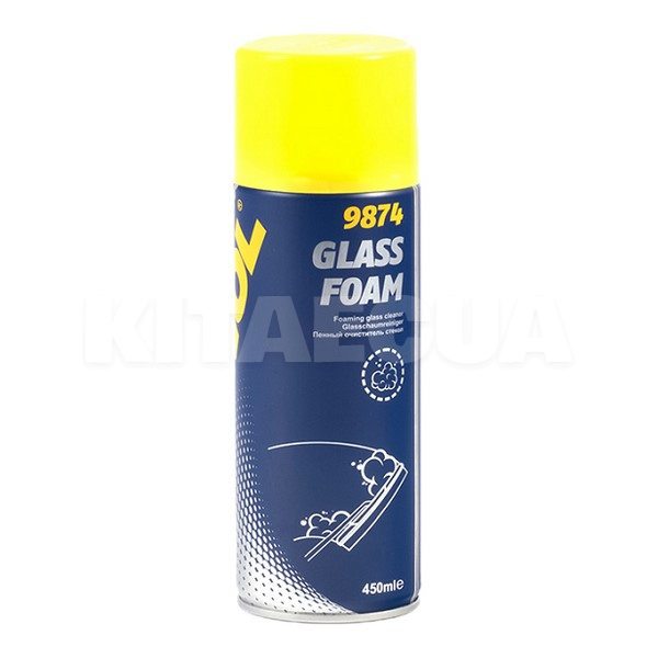 Очищувач скла 450мл Glass Foam Mannol (9874)