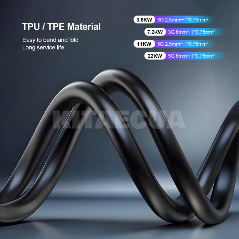 Зарядка для електромобіля Type 2 11 кВт 16А 3-фази Wi-Fi KOLANKY (KO11-16-3PH-TP2-APP) - 5