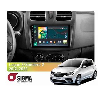 Штатная магнитола X9232 2+32 Gb 9" Renault Logan 2 2012-2022 (F1)(A) SIGMA4car