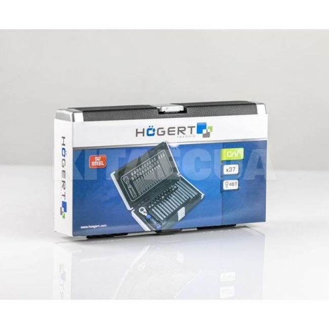 Набір біт з тріскачкою 37 предметів HOGERT (HT1R466) - 2