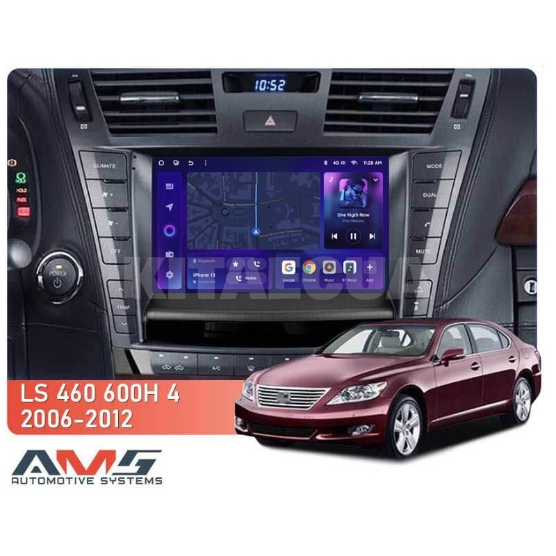 Штатна магнітола MOSS M3 4+32 ГБ Lexus LS600H 4 2006-2012 (A) AMS (50112) - 2