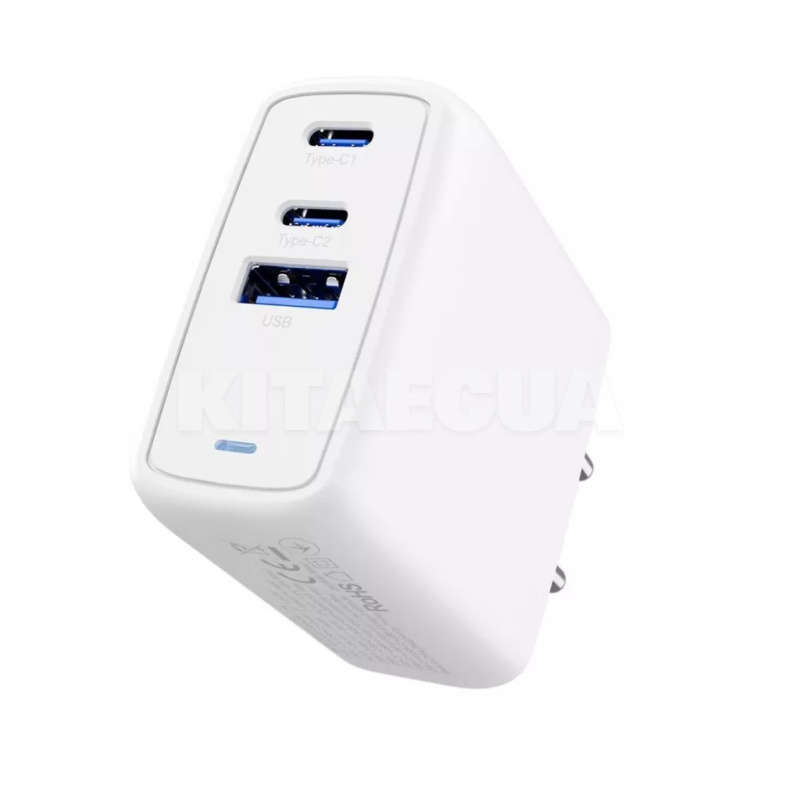 Зарядное устройство 67W 2Type-C+USB Shot GaN белое PROOVE (491860003) - 4