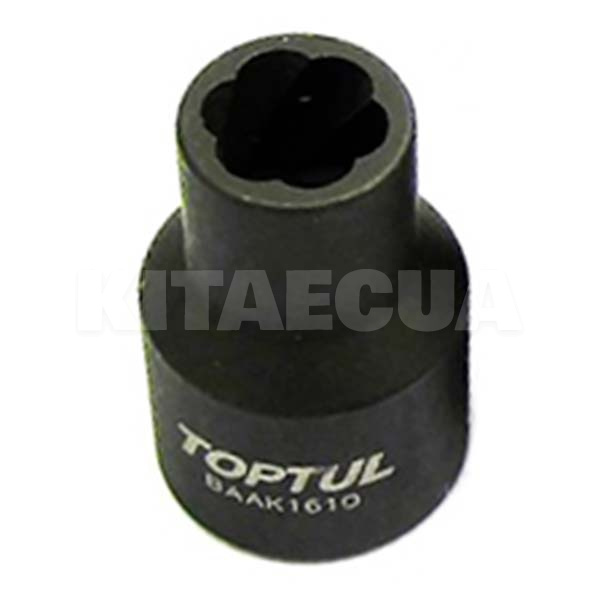 Головка для пошкоджених гайок 10 мм 1/2" 34 мм TOPTUL (BAAK1610)