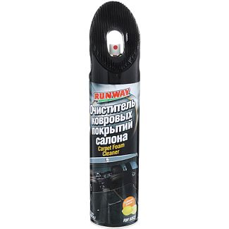 Очищувач оббивки салону 650мл "лимон" Carpert Foam Cleaner RUNWAY