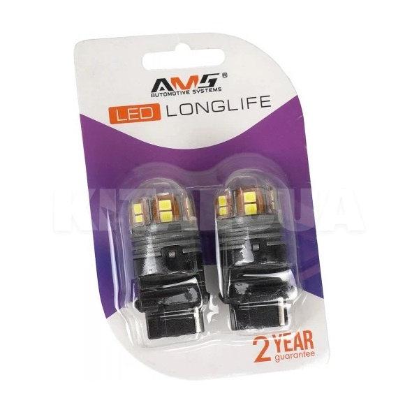 Светодиодная лампа 12V P27W 6000K (компл.) AMS (41316) - 3