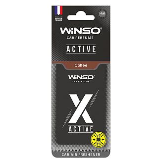 Ароматизатор X Active Coffee "кофе" сухой листик Winso
