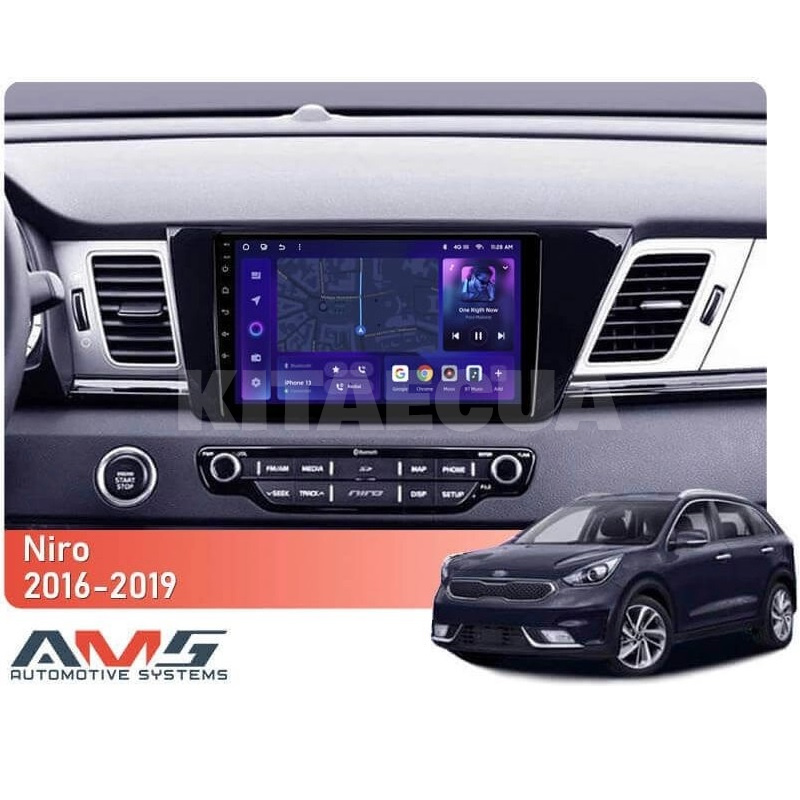 Штатная магнитола MOSS M3 4+32 ГБ 9" Kia Niro DE 2016-2019 AMS (50059) - 2